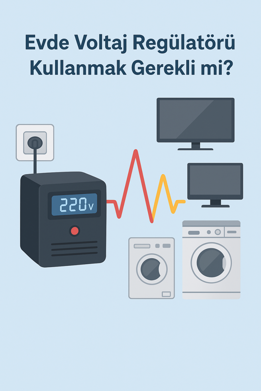Evde Voltaj Regülatörü Kullanmak Gerekli mi? Elektrik Dalgalanmalarına Karşı Koruma Yöntemleri