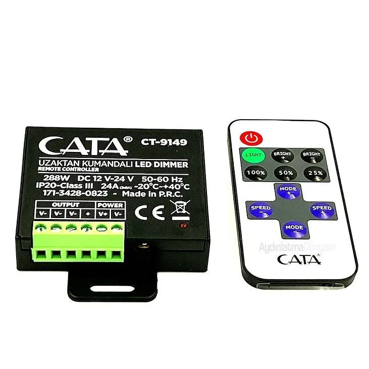 Cata 288W 24A Dimmer Kumandası – Hassas Işık Kontrolü ile Maksimum Konfor!