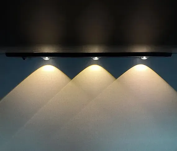 Cata 10W  40cm Bella Şarjlı Sensörlü Yatay Led Bant Armatür(4000K-3200K-6400K) - 3 Renk Mod-Sensörlü ve USB Şarjlı