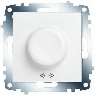 Viko Karre/Meridian Beyaz Rotatif Dimmer  R 40-600W (Çerçeve Hariç)