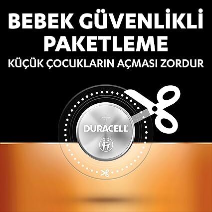 Duracell CR2032 Lityum Düğme Piller (2’li) – 3V, Uzun Ömür, Bebek Güvenliği, AirTag Uyumlu