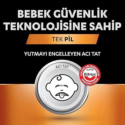 Duracell CR2032 Lityum Düğme Piller (2’li) – 3V, Uzun Ömür, Bebek Güvenliği, AirTag Uyumlu