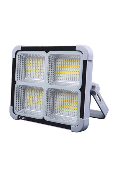 Cata 200W 6400K Beyaz Taşınabilir Led Solar Projektör