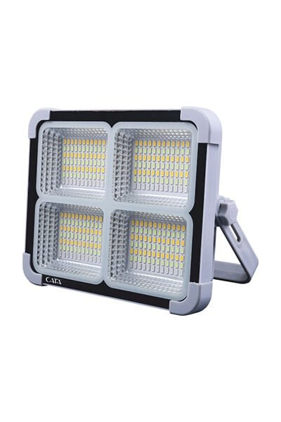 Cata 200W 6400K Beyaz Taşınabilir Led Solar Projektör