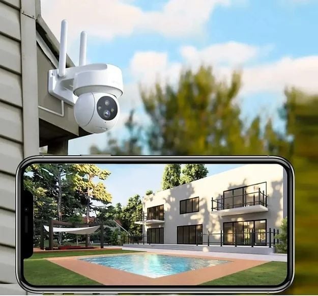 CT-4051 Akıllı Dış Mekan Kamera - Full HD 1080p, Ses ve Hareket Uyarılı, Gece Görüşlü Wi-Fi Kamera