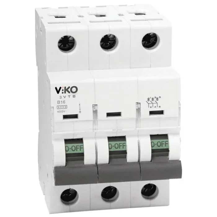 Viko Trifaze Otomatik Sigorta 3x6A B 4,5kA