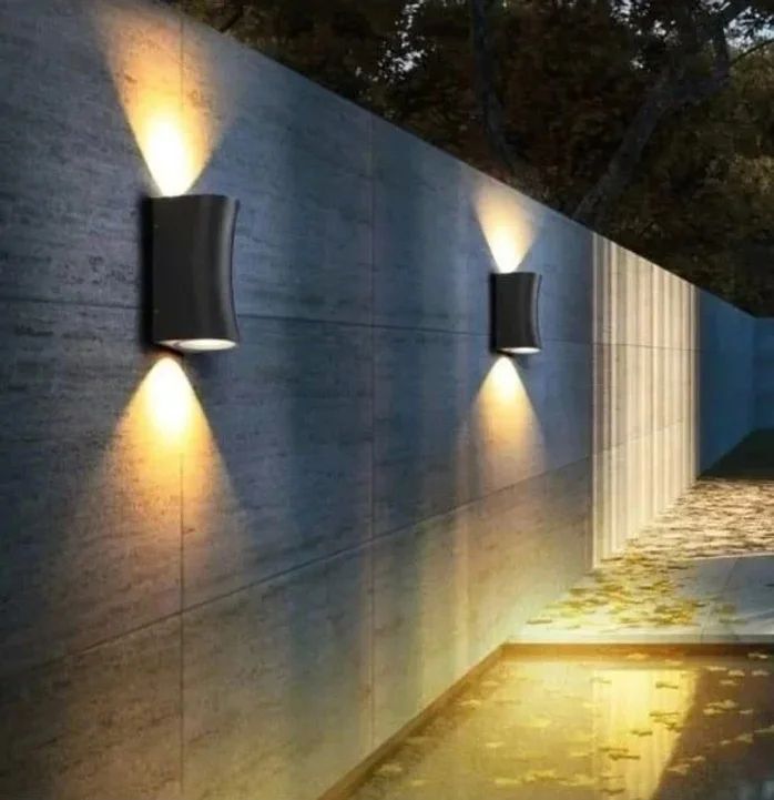 Cata 2x6W Siyah Solomon Dış Mekan LED Duvar Aplik