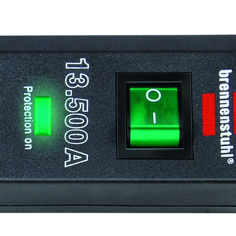 Brennenstuhl Eco Line Serisi 3 Soketli, 1.5 Metre Akım Korumalı Uzatma Kablosu (13.500 mAh) - Antrasit