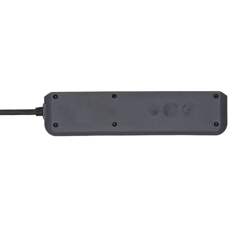 Brennenstuhl Eco Line Serisi 3 Soketli, 1.5 Metre Akım Korumalı Uzatma Kablosu (13.500 mAh) - Antrasit