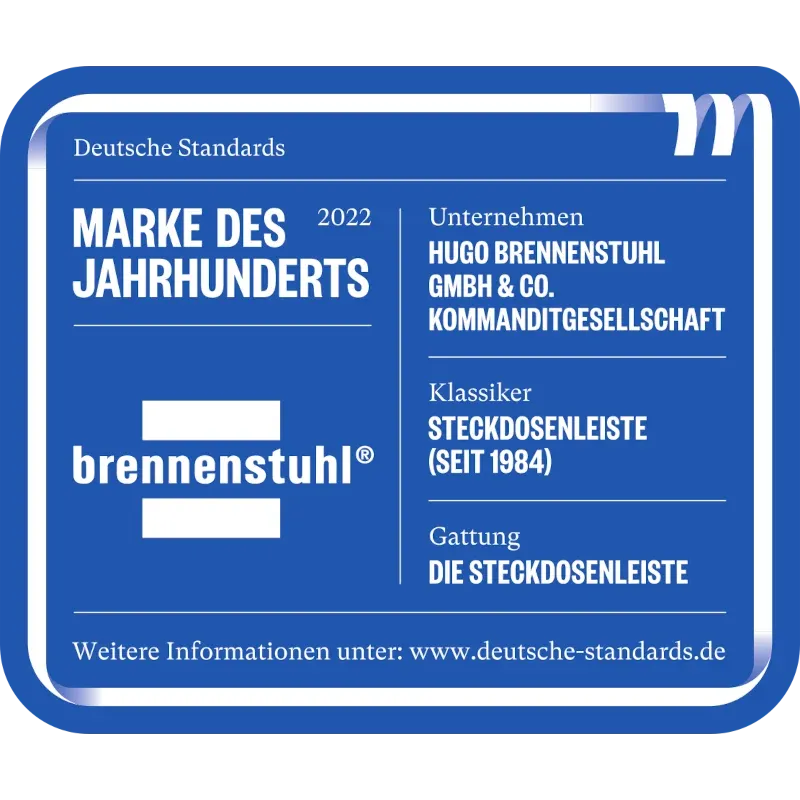 Brennenstuhl Eco Line Serisi 3 Soketli, 1.5 Metre Akım Korumalı Uzatma Kablosu (13.500 mAh) - Antrasit