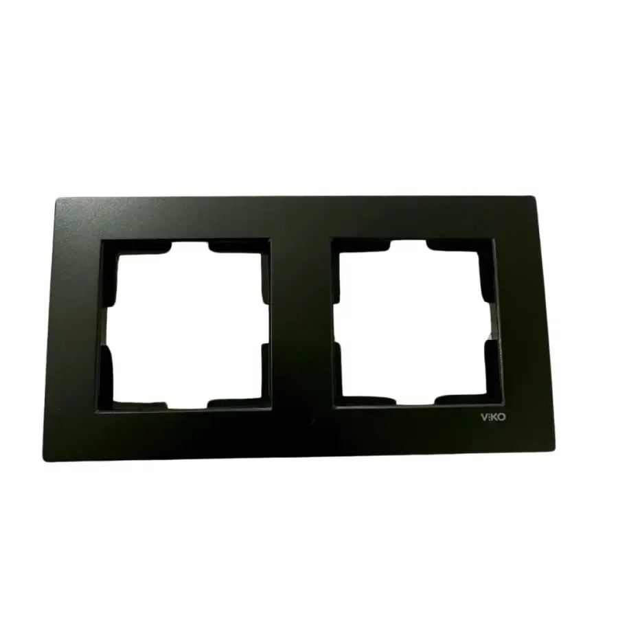 Viko Artline Novella Siyah İkili Priz ve Anahtar Çerçevesi