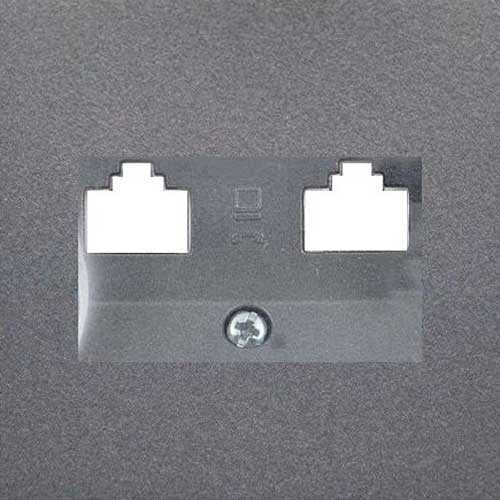 Viko Artline Novella Füme Data/Nümeris Priz Kapağı (Mekanizma Hariç)