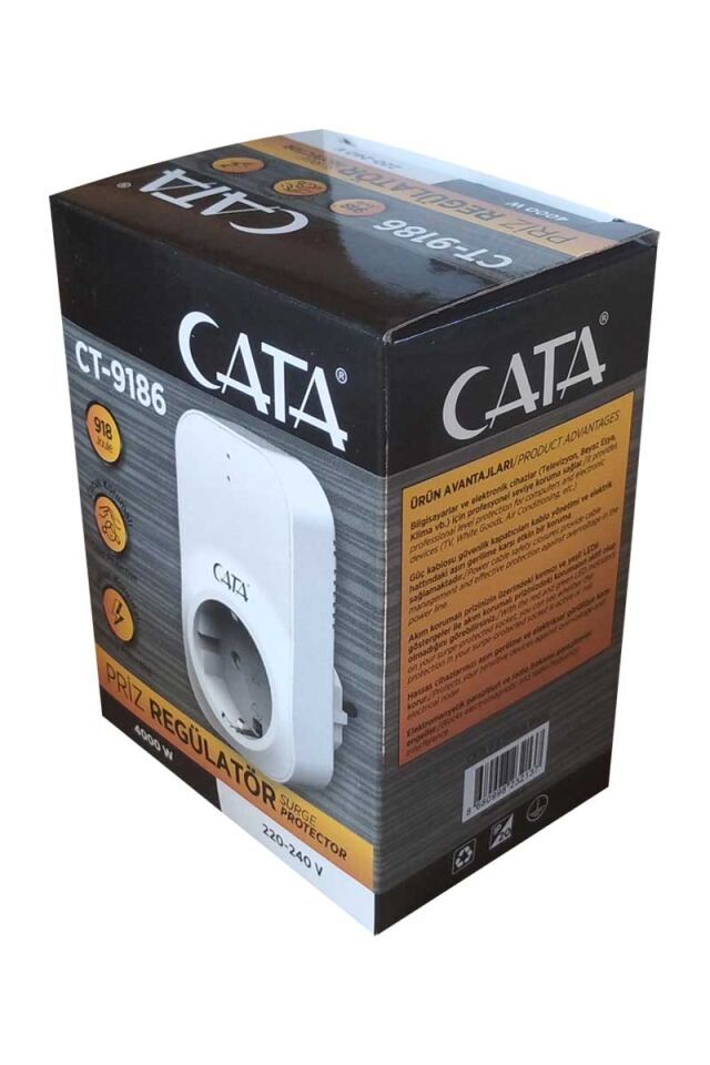 Cata 4000W 918 Joule Akım Korumalı Priz – Güvenliğinizi Üst Düzeye Taşıyın!