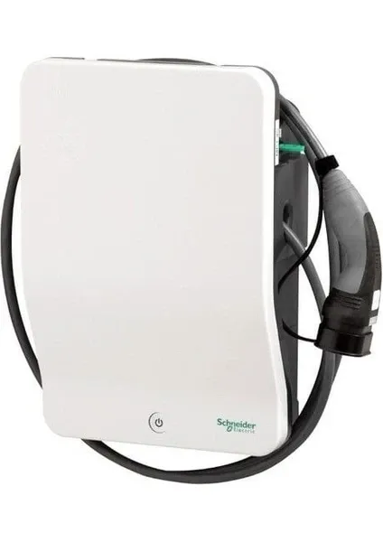Schneider Electric Schneider Evlink Wallbox 22KW/32A Kablolu T2 Soket Araç Şarj İstasyonu EVH2S22P0CK