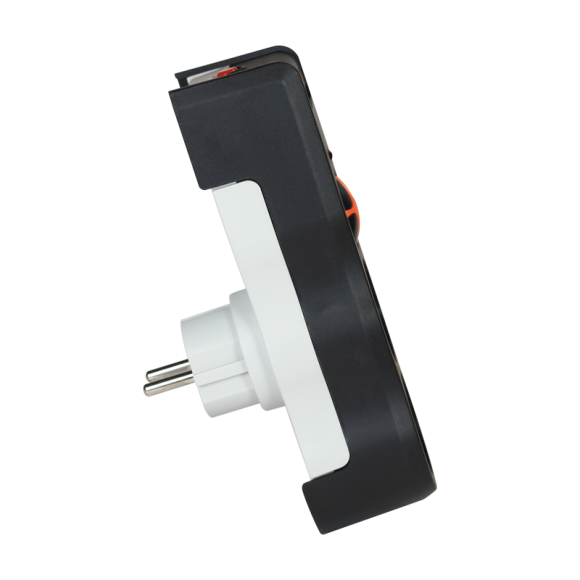 Tunçmatik PowerSurge 2'li Akım Korumalı Priz – 1050 Joule, Siyah