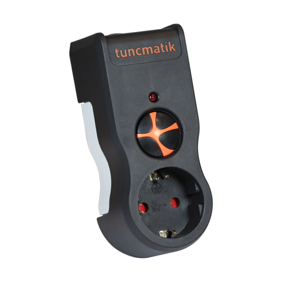 Tunçmatik PowerSurge 1’li Akım Korumalı Priz – Siyah