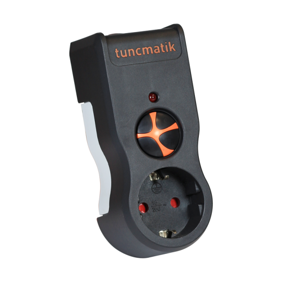 Tunçmatik PowerSurge 1’li Akım Korumalı Priz – Siyah