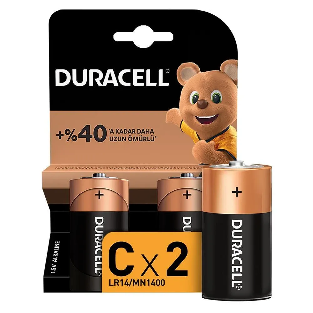 Duracell Basic C Boy Pil – 2'li Paket
