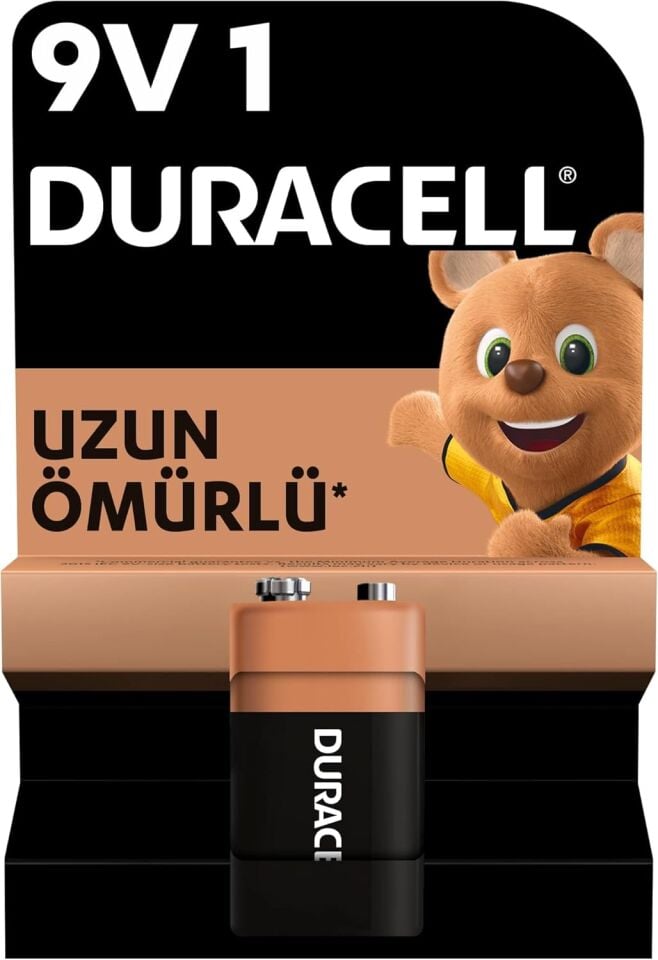 Duracell Basic 9V Pil – Tekli Paket