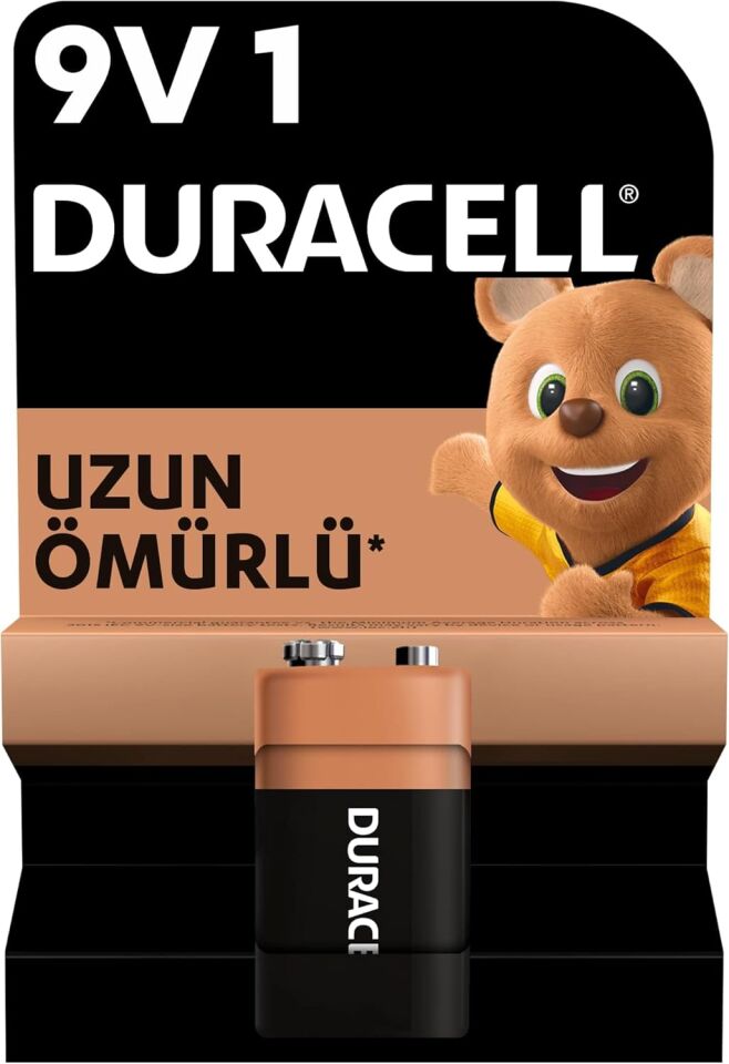 Duracell Basic 9V Pil – Tekli Paket