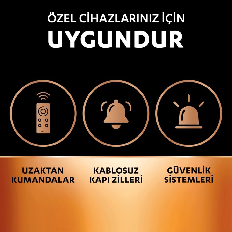 Duracell MN27 (A27) 12V Lityum Pil – 1’li Paket