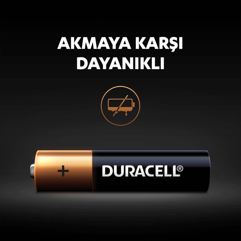 Duracell Basic AAA İnce Kalem Pil – 6’lı Paket