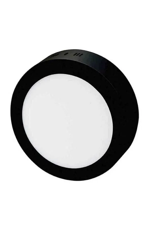 Cata CT-5235G 18W Sıva Üstü Yuvarlak LED Panel Armatür – Siyah Kasa, Günışığı