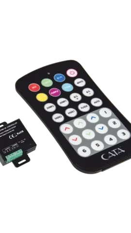 Cata CT-9150 24A RGB LED Şerit Kumandası – Uzaktan Kontrol, Renk Ayarı, 24 Amper