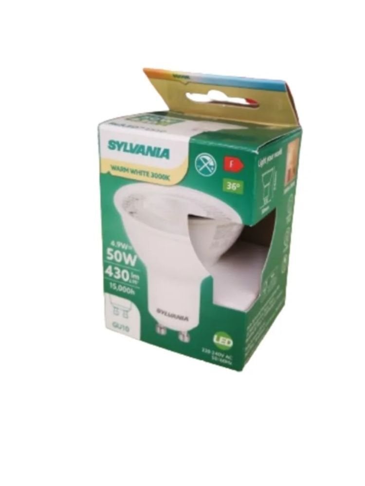 Sylvania GU10 LED Ampul 4,9W 430 Lümen 6500K - (Beyaz Işık)