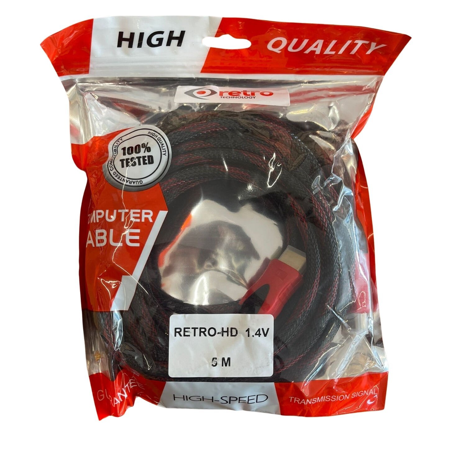 Retro 5 Metre HDMI Kablo – Bakır Korumalı, Uzun Mesafe Yüksek Performans