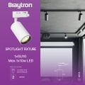 Braytron GU10 Uyumlu Beyaz Monofaze Ray Spot Armatür (Ampul Hariç)