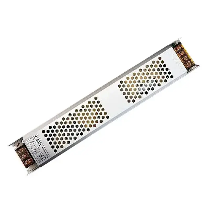 CATA CT-2677 21 Amper 250W Süper Slim Fansız Şerit LED Trafosu Güç Kaynağı