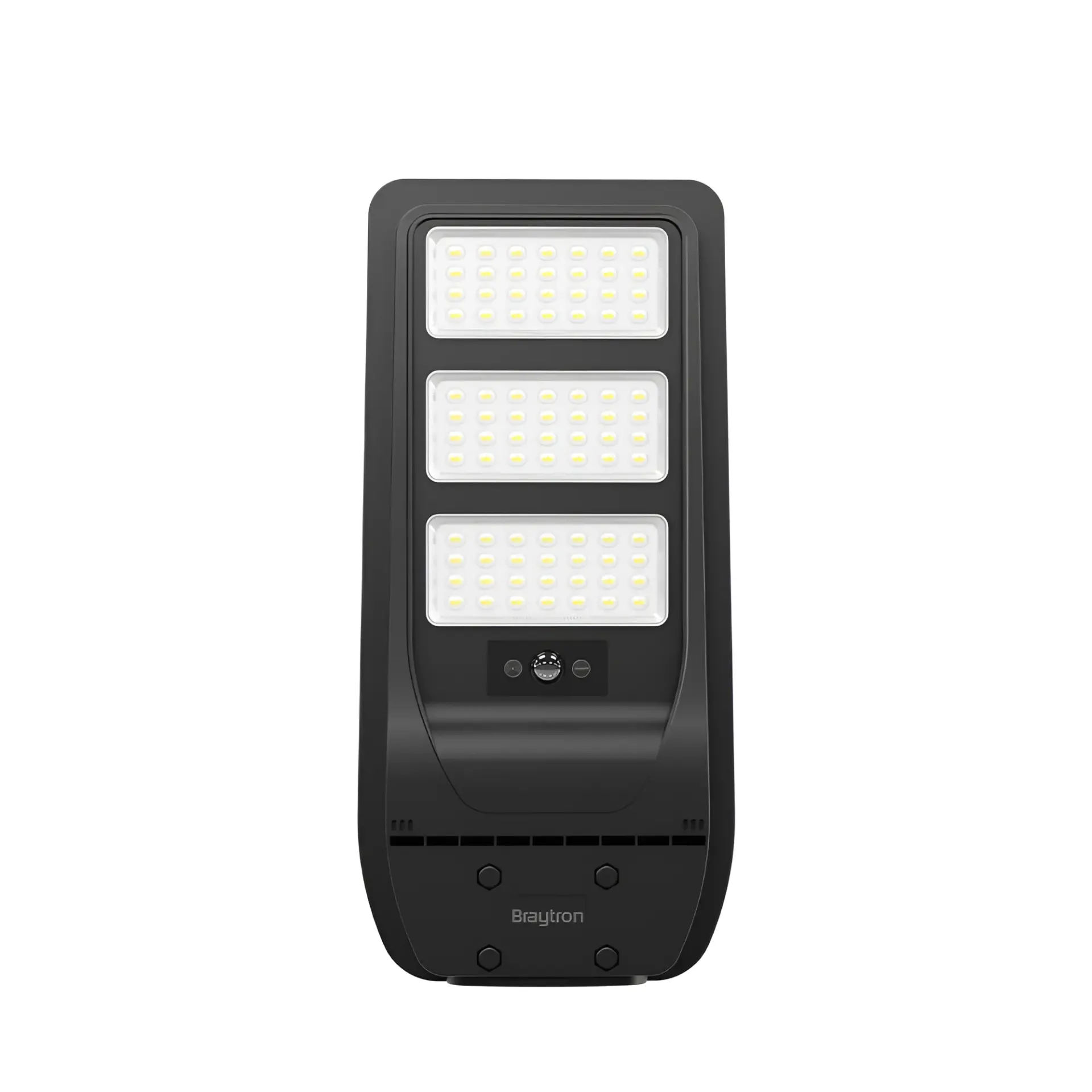 Braytron Solar 100W LED Sokak Armatürü 6500K IP65 Hareket Sensörlü Güneş Enerjili Aydınlatma