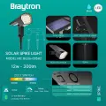 Braytron Spike 12W Solar LED Kazıklı Bahçe Armatürü 3000–6500K