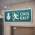 CATA 3W LED'li Exit Çıkış Armatürü – 3 Saat Akülü