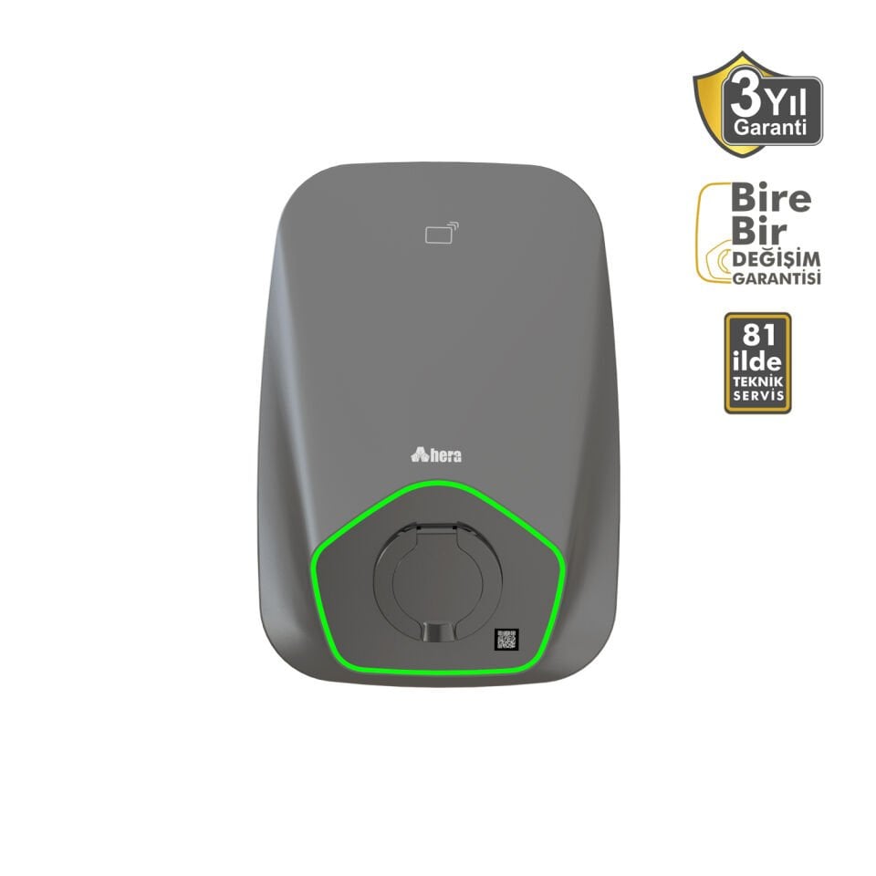 Hera ChargePack® BS11C 7,4kW Tip2 Soketli Elektrikli Araç Şarj Ünitesi