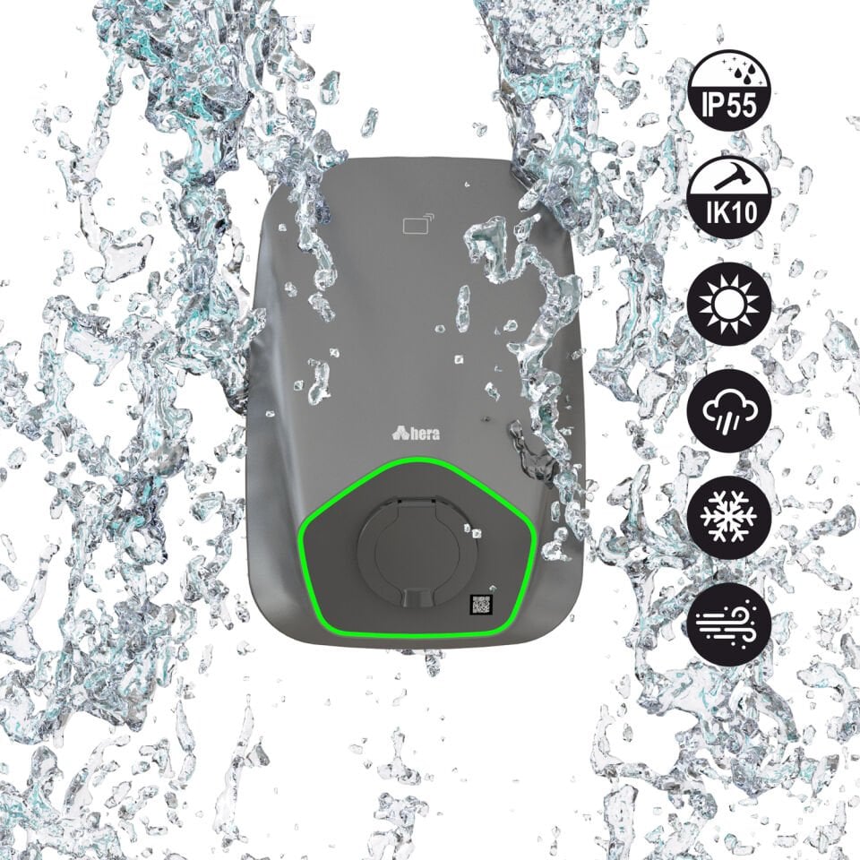 Hera ChargePack® BS31C 22kW Tip2 Soketli Elektrikli Araç Şarj Ünitesi